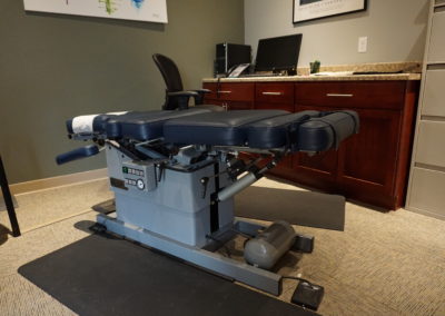 Air-Flex Flexion and Distraction Table at Bakeris Family Chiropractic in Coralville, IA